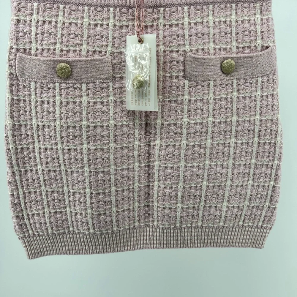 New With Tags Love Shack Fancy Callington Skirt Size Pink Gold multiple sizes